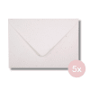 Envelop wit met subtiel design