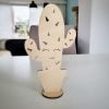 houten cactus staand